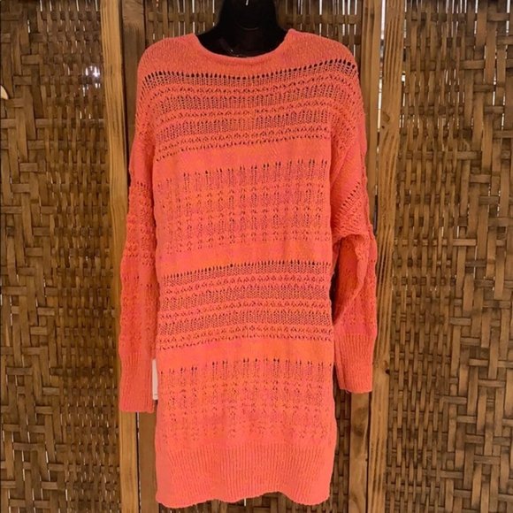 NWT Free People Hot Tropics V Neck Sweater - Picture 5 of 14